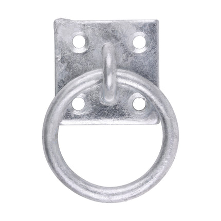 Timco Ring On Plate, Hot Dipped Galvanised Steel