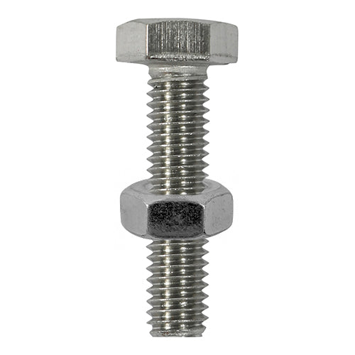 Timco Set Screws & Hex Nuts, Stainless Steel