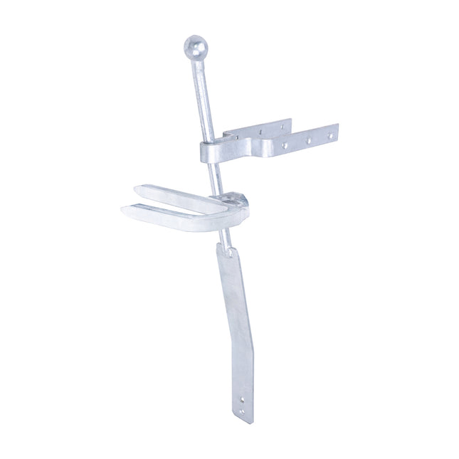 Spring Gate Fastener Set With Staple Catch - Hot Dipped Galvanised
