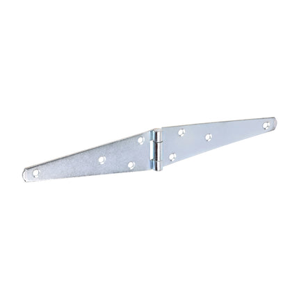 Pair of Medium Strap Tee Hinges - Zinc