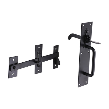 Timco Suffolk Latch, Medium Duty, Black Steel