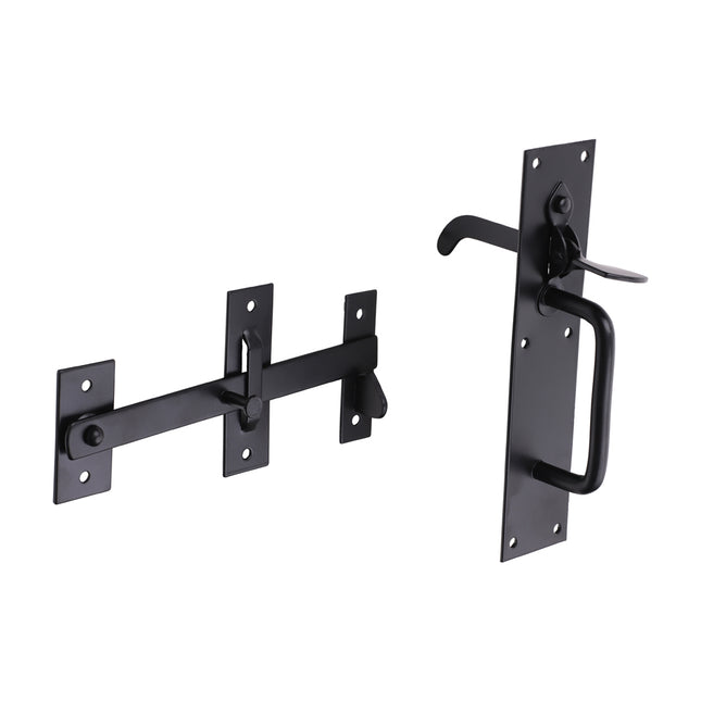 Timco Suffolk Latch, Medium Duty, Black Steel