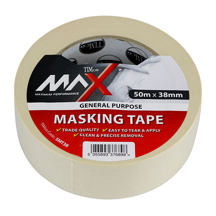 Timco Masking Tape, Cream Lime