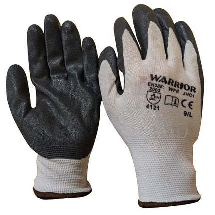 Deligo Grey Nitrile Gloves Size 9 (Medium)
