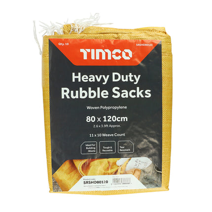 Timco Rubble Sacks, Heavy Duty Orange