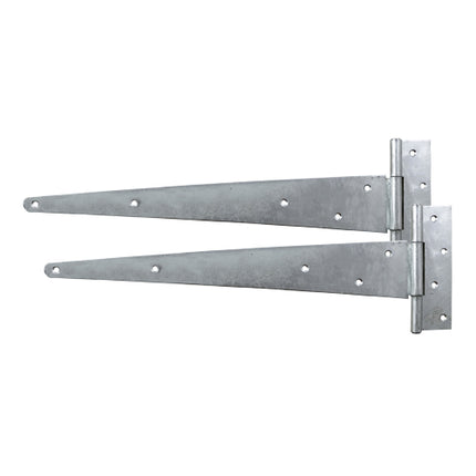 Timco Pair Of Strong Tee Hinges Galvanised Steel