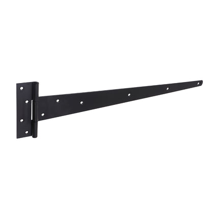 Timco Pair Of Strong Tee Hinges, Black Steel