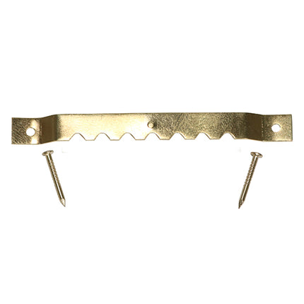 Timco Sawtooth Hangers And Nails, Electro Brass Steel