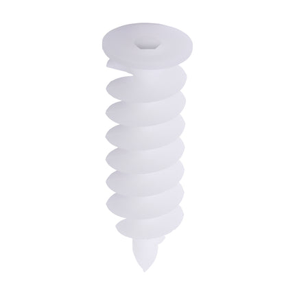Ziel-Plast Insulation Spiral Dowels Polypropylene, Plastic, White