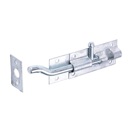 Timco Necked Tower Bolt, Hot Dipped Galvanised Steel