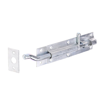 Timco Necked Tower Bolt, Hot Dipped Galvanised Steel