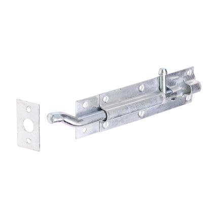 Timco Necked Tower Bolt, Hot Dipped Galvanised Steel