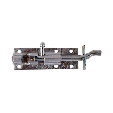 Timco Necked Tower Bolt, Hot Dipped Galvanised Steel