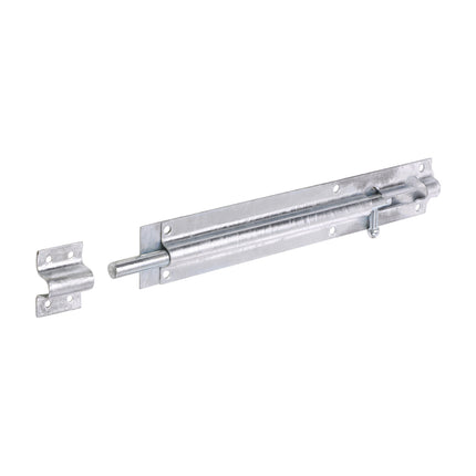 Timco Straight Tower Bolt, Hot Dipped Galvanised Steel