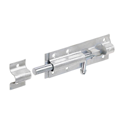 Timco Straight Tower Bolt, Hot Dipped Galvanised Steel
