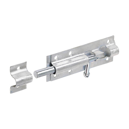 Timco Straight Tower Bolt, Hot Dipped Galvanised Steel