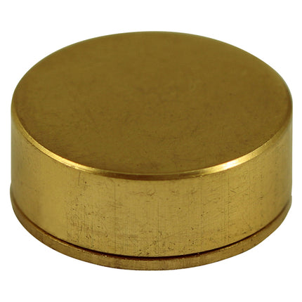 Timco Threaded Screw Caps Brass