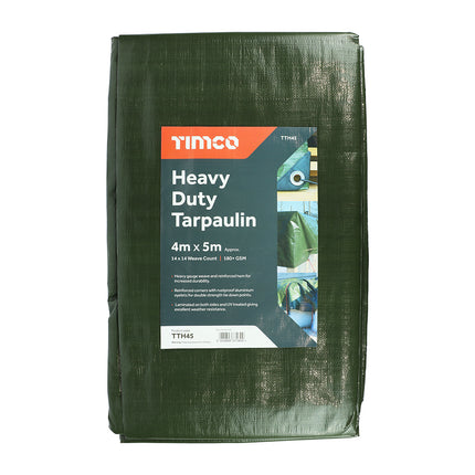 Timco Tarpaulin, Heavy Duty Green