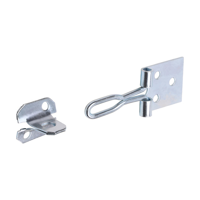 Wire Pattern Hasp & Staple - Zinc