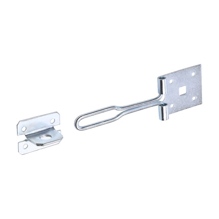 Timco Wire Pattern Hasp & Staple, Zinc Steel