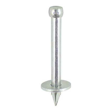 Timco Masonry Nails, Washered, Zinc Steel