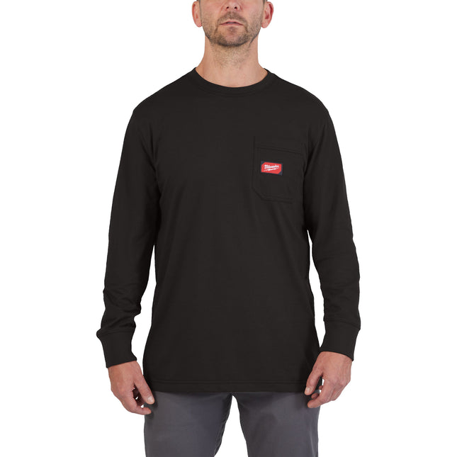 Milwaukee Work T-Shirt Long Sleeve (WT LS BL S), Trade Rated