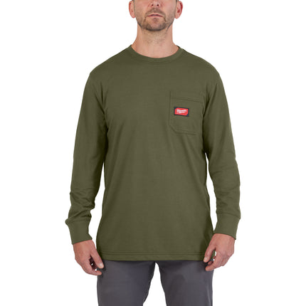 Milwaukee Work T-Shirt Long Sleeve (WT LS GN S), Trade Rated