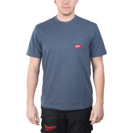 Milwaukee Work T-Shirt Short Sleeve (WT SS BLU S), Trade Rated