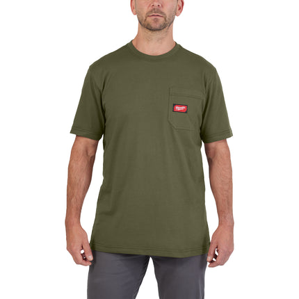 Milwaukee Work T-Shirt Short Sleeve (WT SS GN XL), Trade Rated