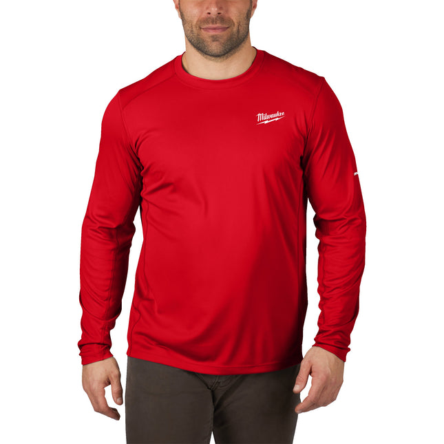 Milwaukee Warm Weather Long Sleeve Performance Shirt (WW LS RD M), Trade Rated