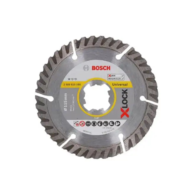 Bosch 4 1/2" Angle Grinder X-LOCK Universal Diamond Cutting Disc